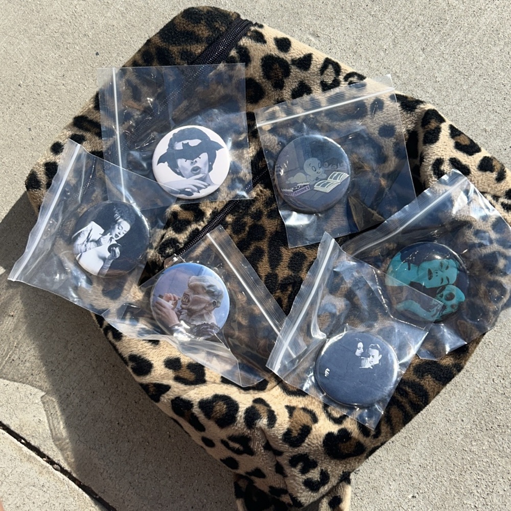 Set of Halloween Style Pins